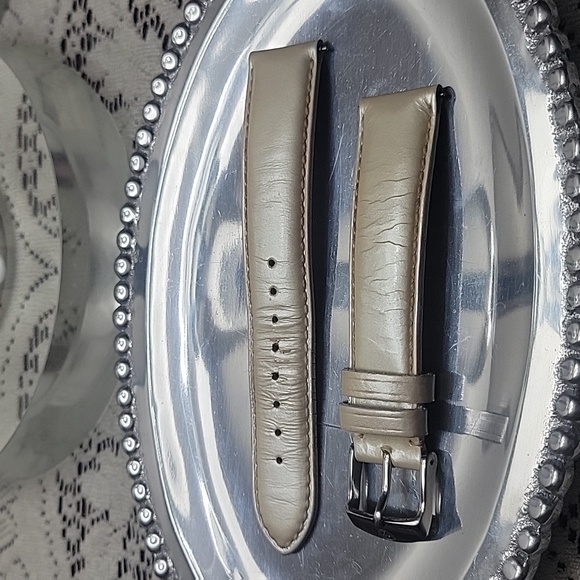Michele Accessories - Michele 18mm Pearl Off White Watch Strap Band
